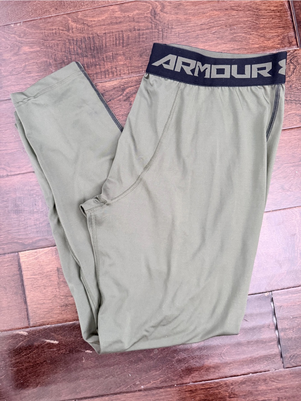 Under Armour HeatGear Compression Leggings Men’s 3XL Olive Green